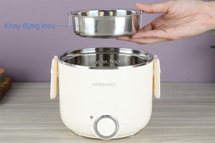 Hộp cơm điện Lock&Lock EJR226IVY Màu Màu be
