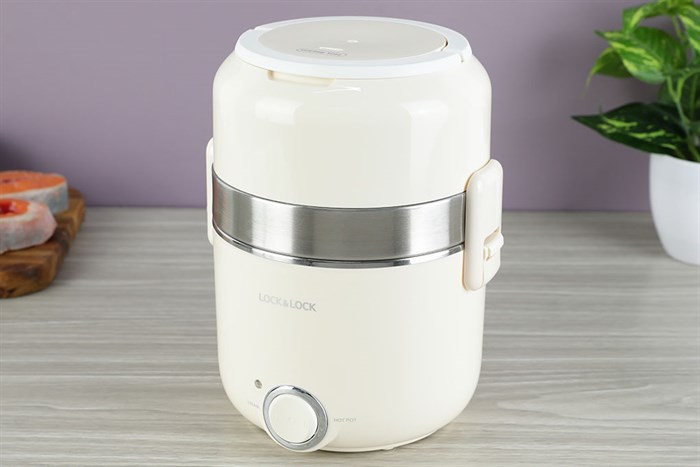 Hộp cơm điện Lock&Lock EJR226IVY Màu Màu be