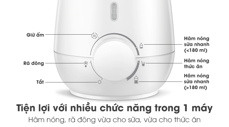 Máy hâm sữa đơn Philips Avent SCF355.00