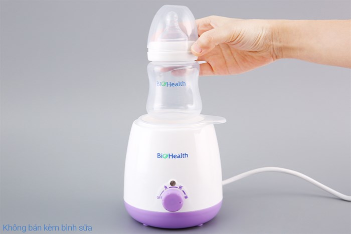 Máy hâm sữa đơn BioHealth BH8110 Màu Trắng - Tím