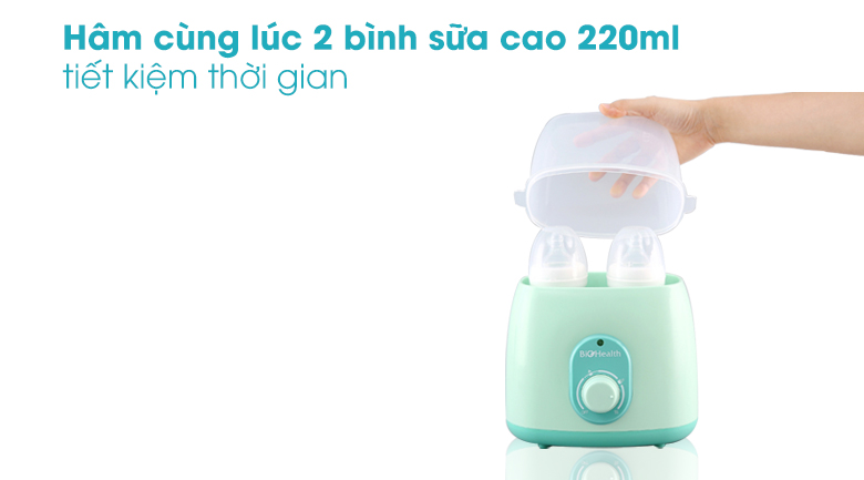 Máy hâm sữa đôi BioHealth BH9210