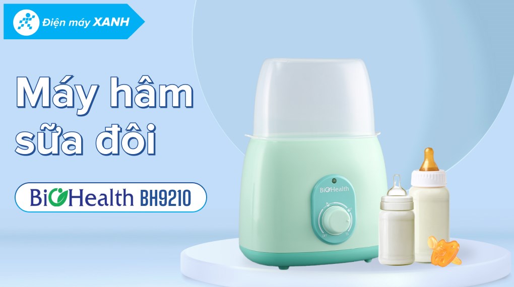 Máy hâm sữa đôi BioHealth BH9210