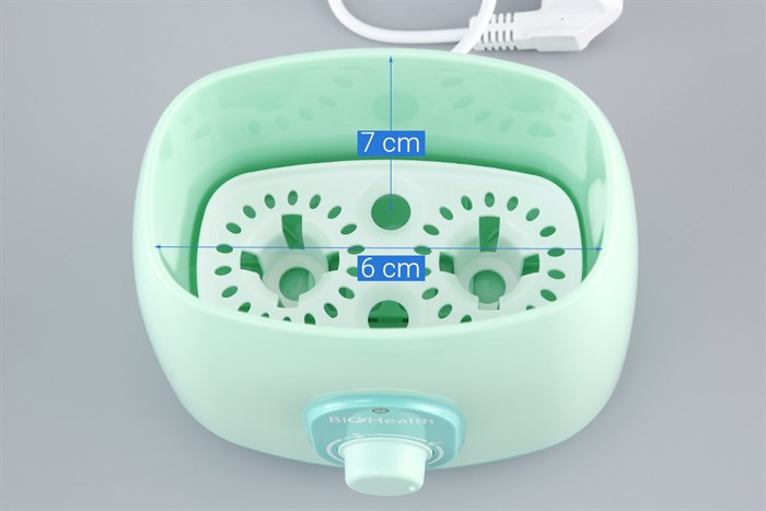 Máy hâm sữa đôi BioHealth BH9210 Màu Xanh ngọc