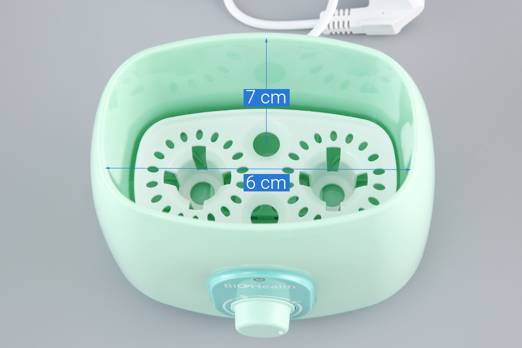 Máy hâm sữa đôi BioHealth BH9210 Màu Xanh ngọc