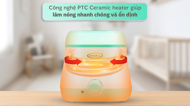Máy hâm sữa Gluck Baby GN05 - Công nghệ Máy hâm sữa Gluck Baby GN05 - Công nghệ