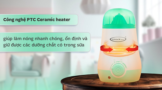Công nghệ máy hâm sữa Gluck Baby GN06