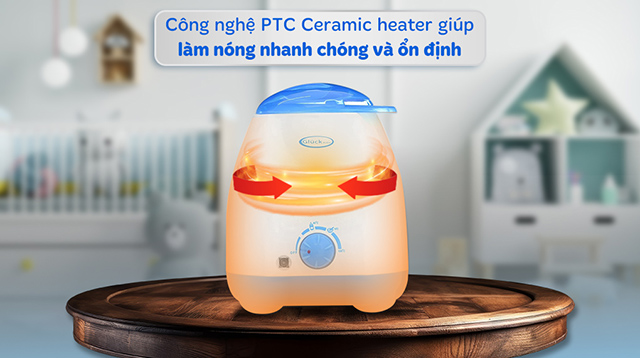 Máy hâm sữa Gluck Baby GN07 - Công nghệ Máy hâm sữa Gluck Baby GN07 - Công nghệ
