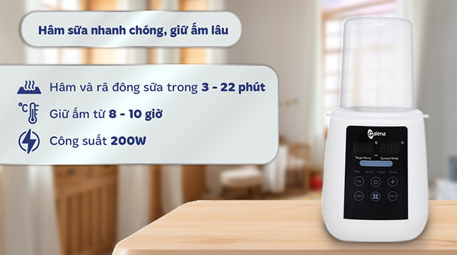 Công suất và thời gian hâm