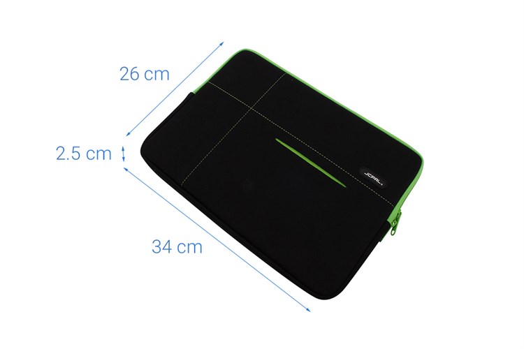 Túi chống sốc Laptop 13 inch JCPAL Màu Xanh lá