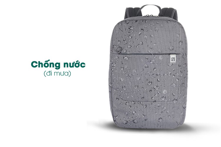 Balo Laptop 15.6 inch Tucano BKLOOP15-BK Màu Xám