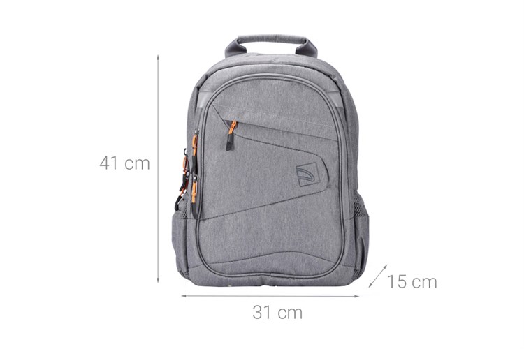 Balo Laptop 14 inch Tucano Lato 2 BKLT14-G Xám Màu Xám