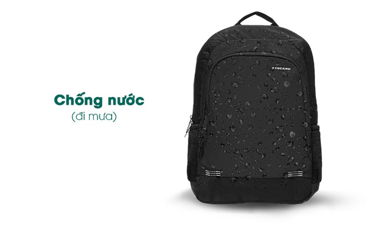 Balo Laptop 15.6 inch Tucano Forte BKFOR Đen Màu Đen