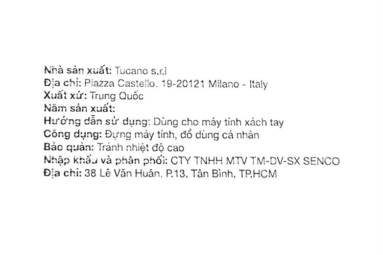 Balo Laptop 14 inch Tucano Lup Zaino BKLP14 Màu Xám