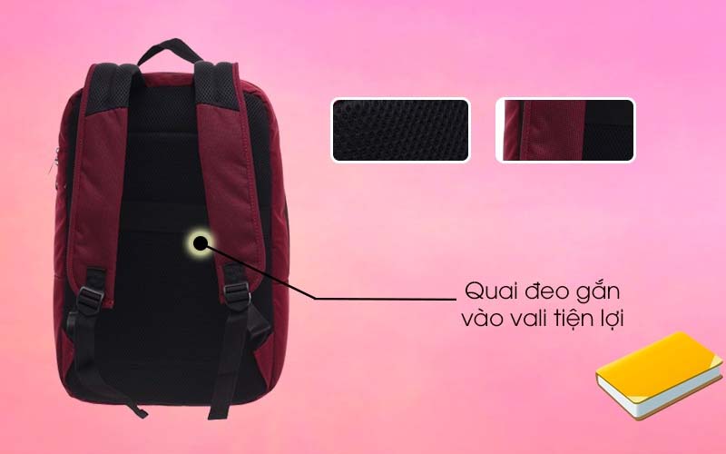 Balo Laptop 15 inch Tucano LOOP BKLOOP15 - Quai đeo và đệm lưng êm ái Balo Laptop 15 inch Tucano LOOP BKLOOP15 - Quai đeo và đệm lưng êm ái