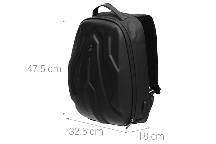 Balo Laptop 15.6 inch kèm cổng USB Arctic Hunter B-00320 Đen Màu Đen