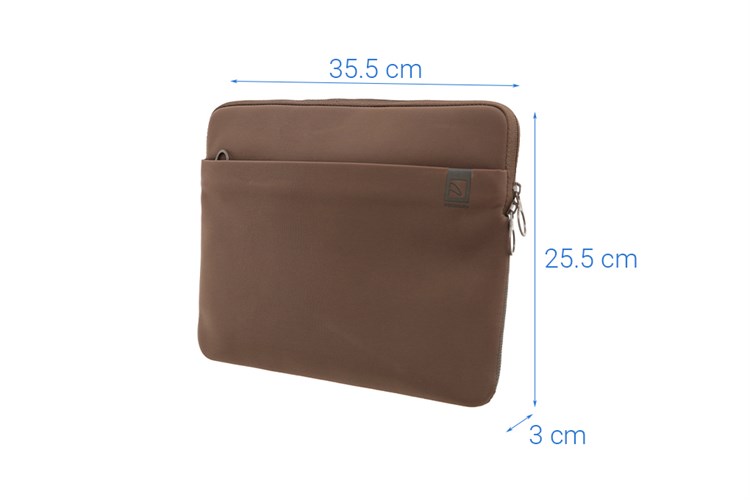 Túi chống sốc Laptop 15 inch Tucano Top Second Skin Màu Nâu