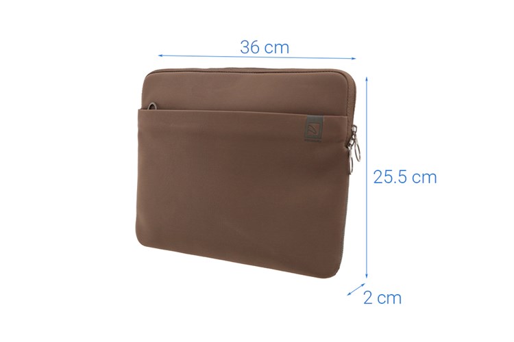 Túi chống sốc Laptop 15 inch Tucano Top Second Skin Màu Nâu