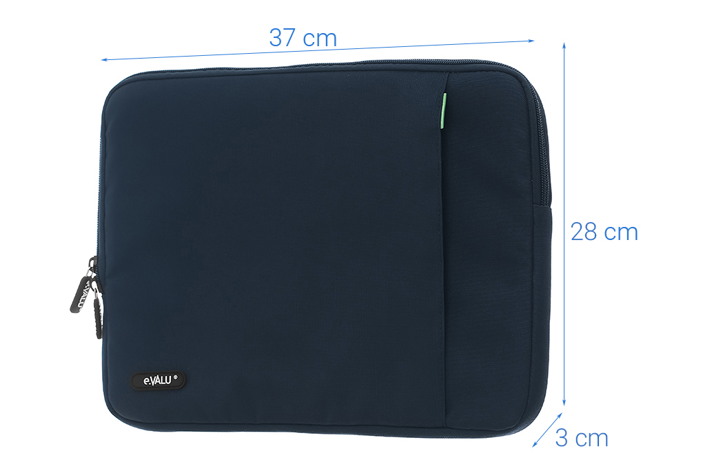 Túi chống sốc Laptop 14 inch có ngăn phụ eValu LMP-T004D Màu Xanh lam