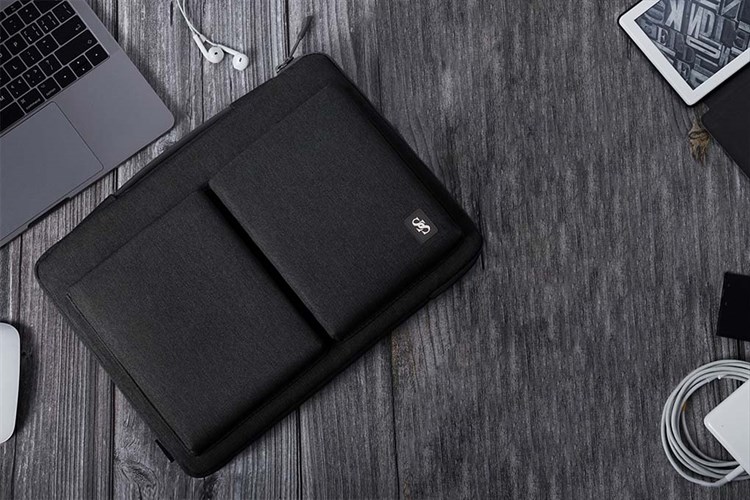 Túi chống sốc Laptop 14 inch Seine Scene Orleans Màu Đen