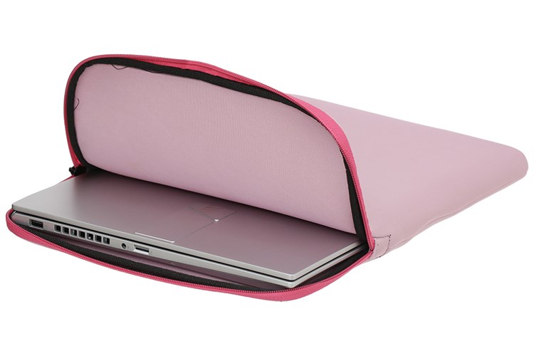 Túi chống sốc Laptop 15.6 inch Togo Kéo đứng Màu Hồng