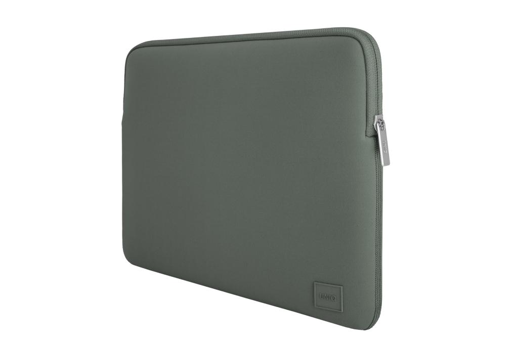 Túi chống sốc laptop 14 inch UniQ Water - Resistant Neoprene Màu Xanh lá