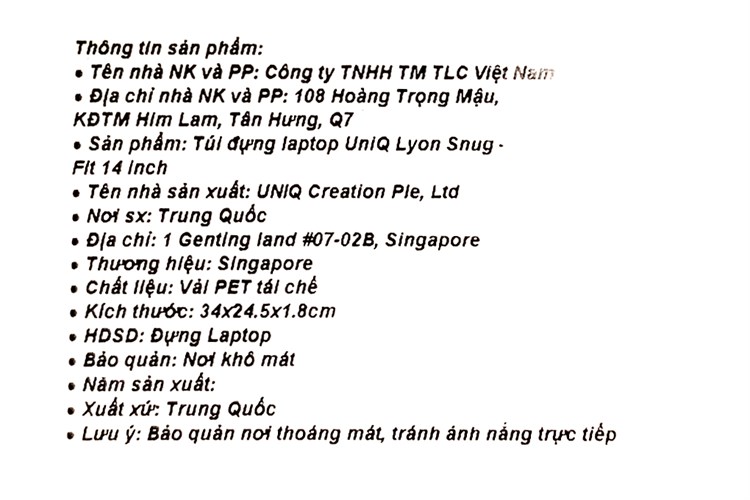 Túi đựng laptop 14 inch UniQ Lyon Snug - Fit Màu Đỏ