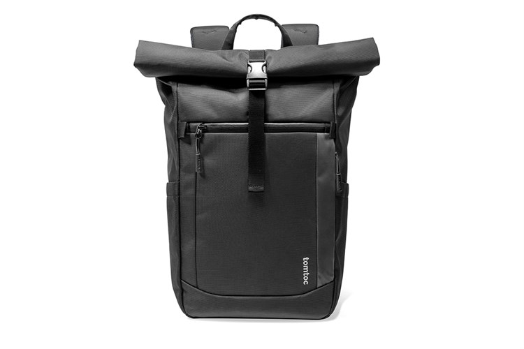 Balo Laptop 15.6 inch Tomtoc Roll top T61M1D1 Màu Đen