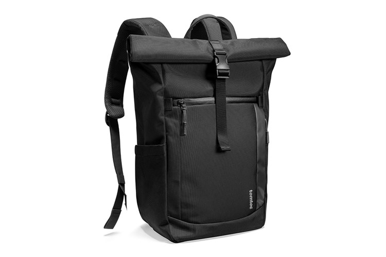 Balo Laptop 15.6 inch Tomtoc Roll top T61M1D1 Màu Đen
