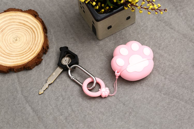 Túi đựng AirPods 1 & 2 Silicone kèm móc JM AM11 Màu Hồng