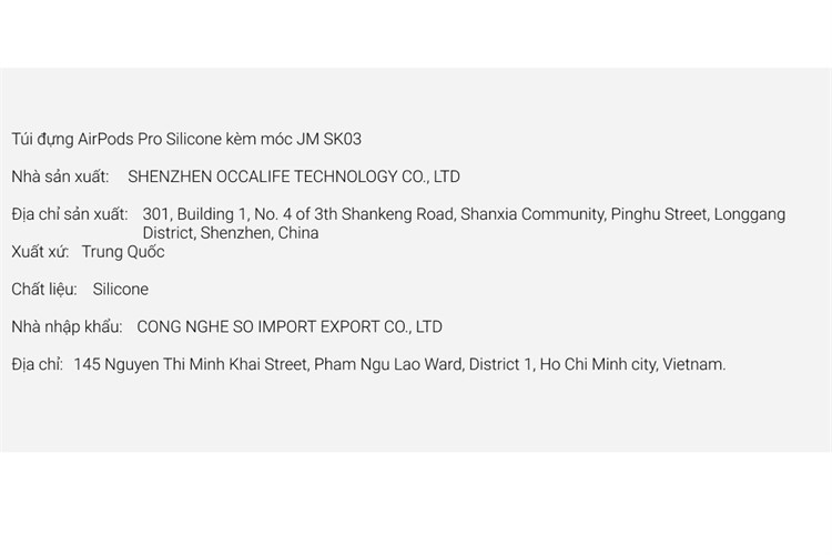 Túi đựng AirPods Pro Silicone kèm móc JM SK03 Màu Nâu