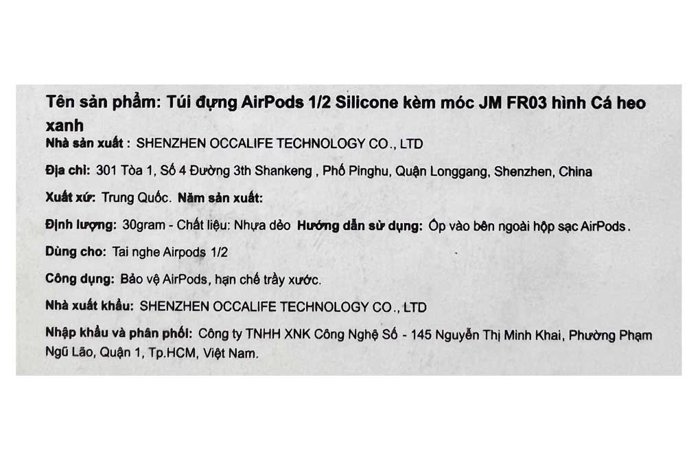 Túi đựng AirPods 1 & 2 Silicone kèm móc JM FR03 - 6