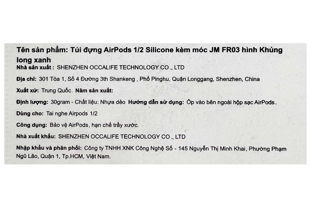 Túi đựng AirPods 1 & 2 Silicone kèm móc JM FR03 - 6