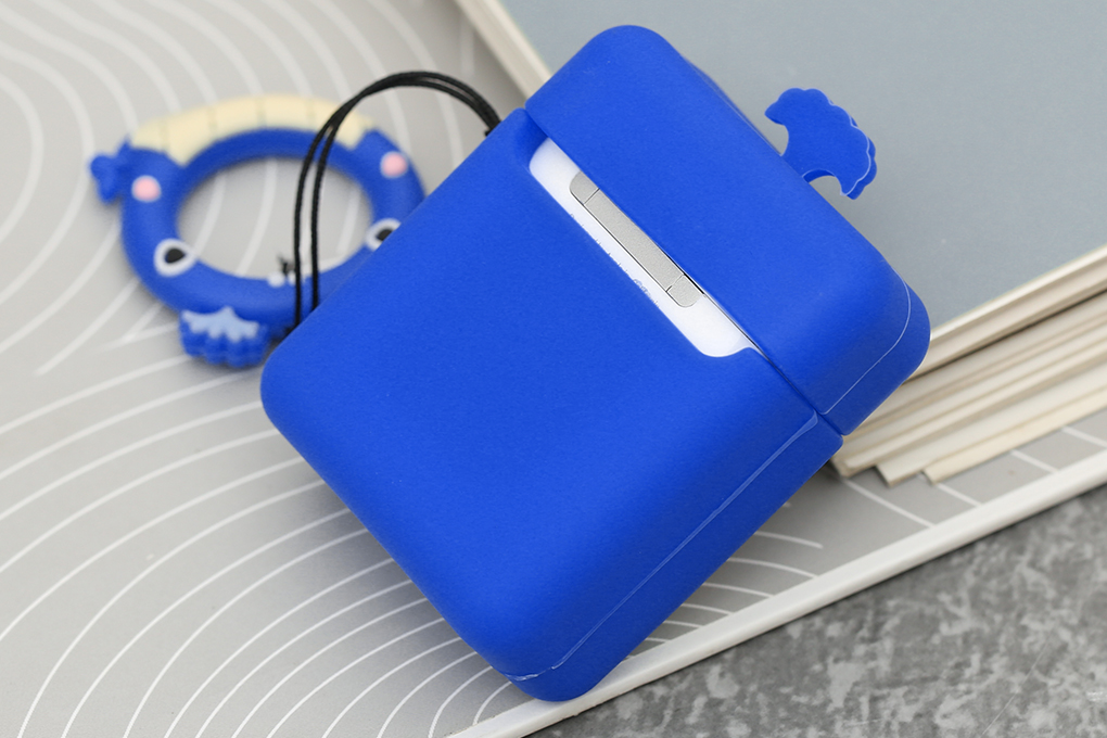Túi đựng AirPods 1 & 2 Silicone kèm móc JM FR03 - 2