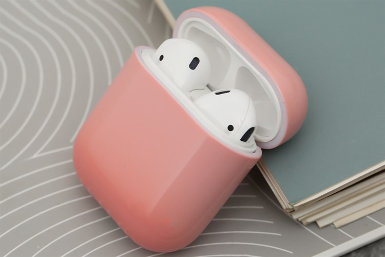 Túi đựng AirPods 1 & 2 Nhựa cứng JM PD03 Màu Hồng