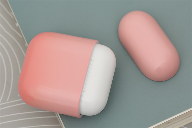 Túi đựng AirPods 1 & 2 Nhựa cứng JM PD03 Màu Hồng