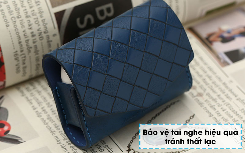 Túi đựng AirPods Pro Nhựa dẻo PU kèm móc JM PL03 - Bảo vệ tai nghe Túi đựng AirPods Pro Nhựa dẻo PU kèm móc JM PL03 - Bảo vệ tai nghe