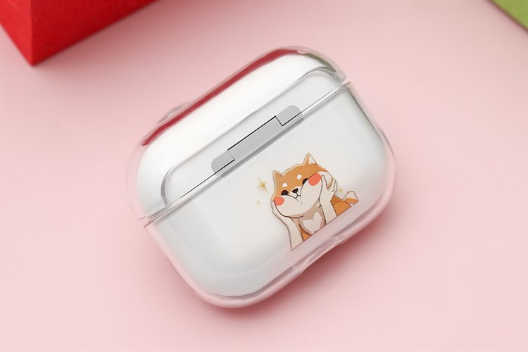 Túi đựng AirPods Pro Nhựa cứng trong JM PD01 Màu Trắng - Vàng