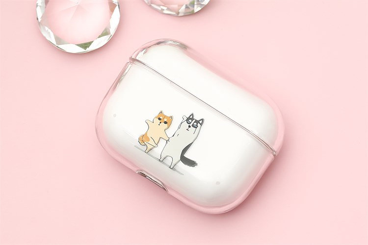 Túi đựng AirPods Pro Nhựa cứng trong JM PD01 Màu Trắng