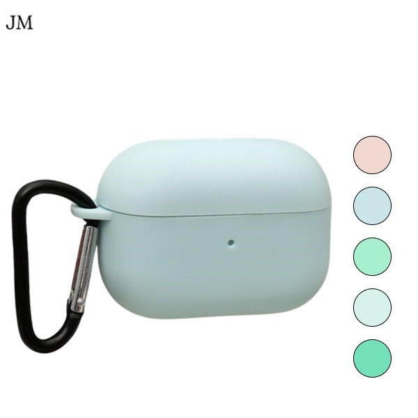 Túi đựng AirPods Pro Nhựa dẻo TPU kèm móc JM SN12