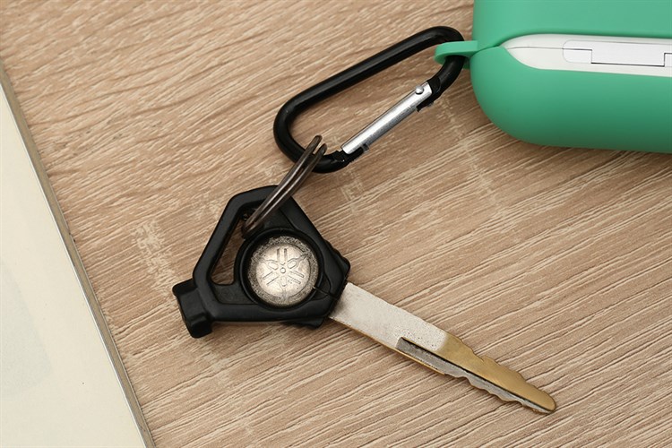 Túi đựng AirPods Pro Nhựa dẻo TPU kèm móc JM SN12 Màu Xanh lá đậm