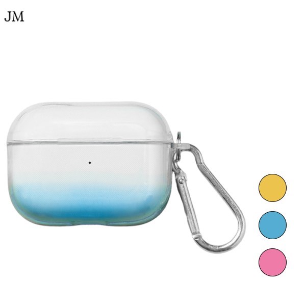 Túi đựng Airpods Pro Nhựa dẻo TPU kèm móc JM NAP18