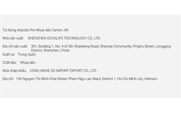 Túi đựng Airpods Pro Nhựa dẻo Carton JM Màu Cam