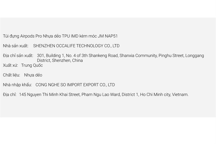 Túi đựng Airpods Pro Nhựa dẻo TPU IMD kèm móc JM NAP51 Màu Hồng