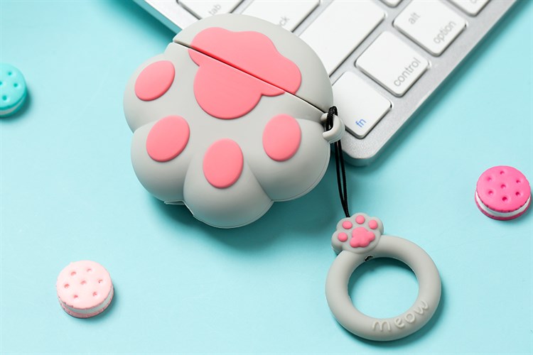 Túi đựng Airpods 1 & 2 Nhựa dẻo JM AM11 Màu Xám