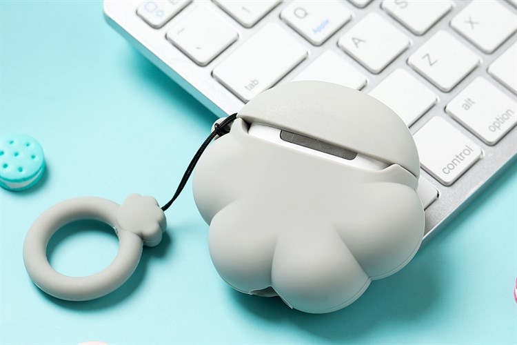 Túi đựng Airpods 1 & 2 Nhựa dẻo JM AM11 Màu Xám