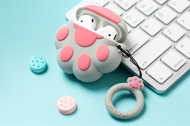 Túi đựng Airpods 1 & 2 Nhựa dẻo JM AM11 Màu Xám