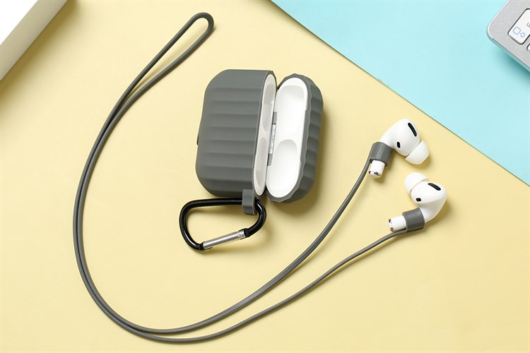 Túi đựng Airpods Pro Nhựa dẻo TPU OSMIA CK-F048 Màu Xám