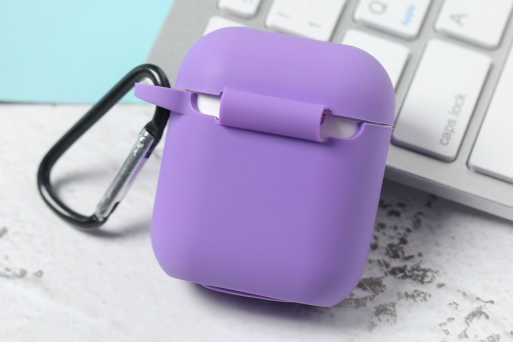 Túi đựng Airpods 1 & 2 Nhựa dẻo OSMIA CK-AP002 Màu Tím