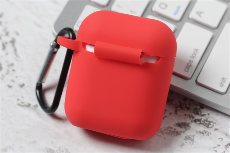 Túi đựng Airpods 1 & 2 Nhựa dẻo OSMIA CK-AP002 Màu Đỏ