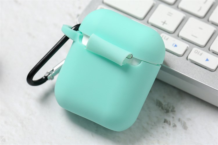 Túi đựng Airpods 1 & 2 Nhựa dẻo OSMIA CK-AP002 Màu Xanh ngọc